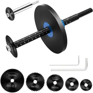 PVC Pipe Internal  Set - 360? Rotating Pipe  Tool with Adjustable Depth Gauge, 5 , 2 Mandrels & 2 Hexagonal Handles, Portable Internal  for PVC/ABS Pipes
