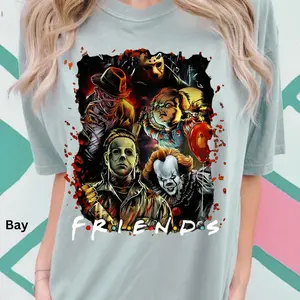 Halloween Friends Shirt  Horror Movie Shirt  Horror Characters Shirt  Halloween Shirt  Michael Myers Shirt  Killer Friends Shirt