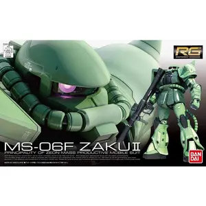 Bandai RG #04 Mobile Suit Gundam MS-06F Zaku II 1/144 Scale Model Kit