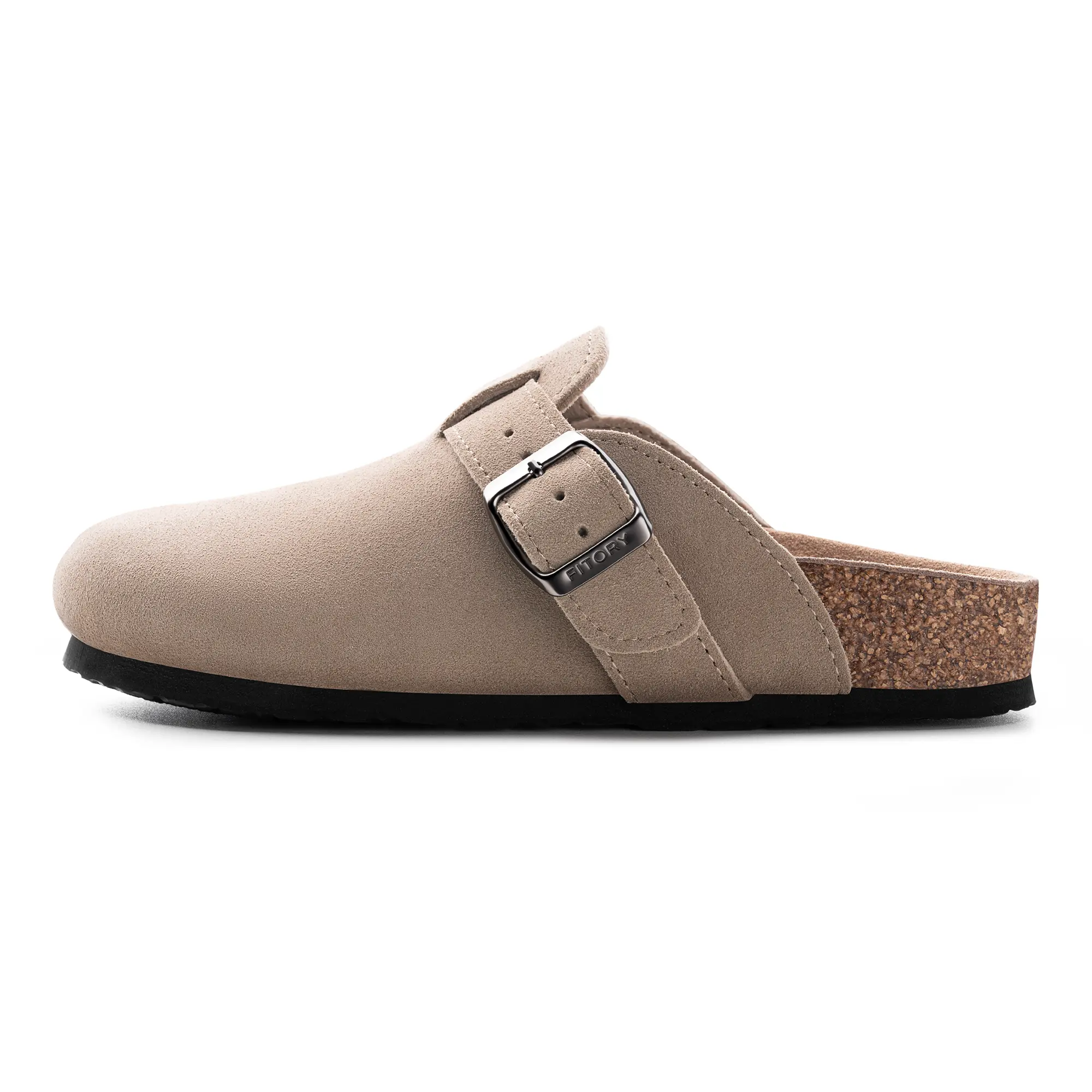 FITORY Breathe I Women’s Suede Clogs, Adjustable Straps Size 5-11