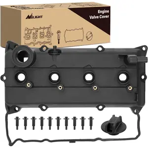 Engine Valve Cover Set for Nissan Altima S SL 2002 2003 2004 2005 2006, Base 2002-2004 2006, for Sentra S 2004, Engine Valve Cover for Sentra SER, SER Spec V 2002-2006, 2.5L (Bolts Included)