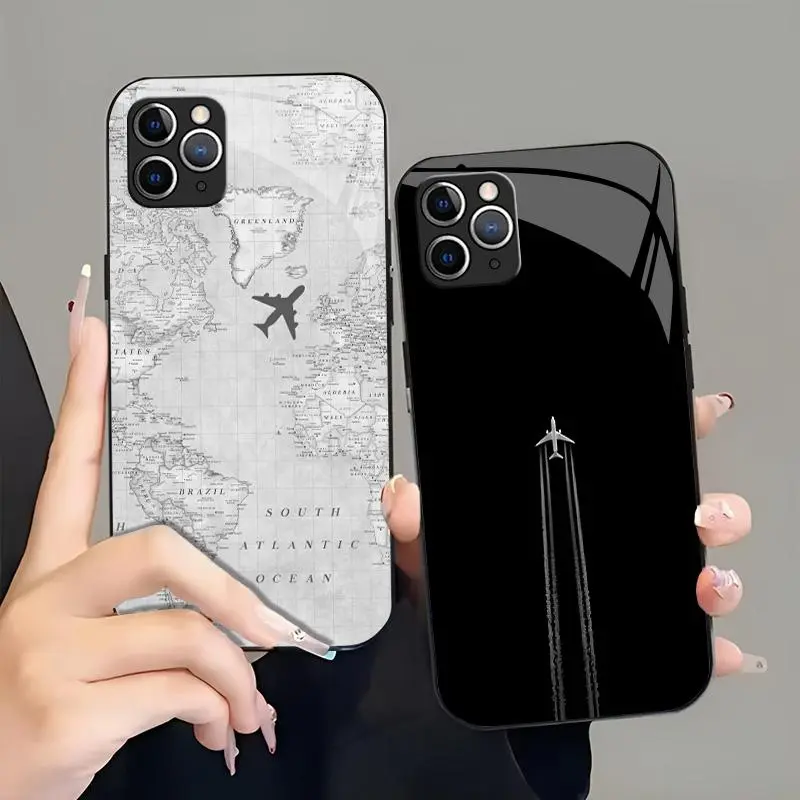 Suitable for [iPhone 11 Pro Max] high-end phone case🤩，a wide variety of airplane designs are available, offering a sophisticated and minimalist aesthetic，drop-resistant and fingerprint-proof YM99