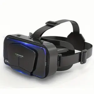 VR Helmet for iPhone Android Smartphones - 1pc 3D VR Headset - Smart Virtual Reality Glasses Phone Lenses