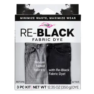 Tulip Re-Black Fabric Dye Kit