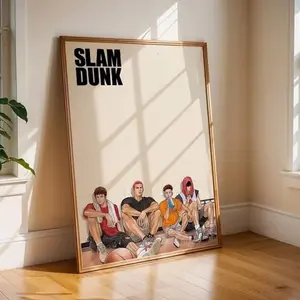 Magazine Dunk Anime Poster Minimalist Manga Print- Unframe