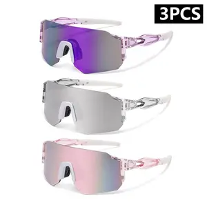 Cycling Sunglasses, Windproof UV400 Sports Eyewear for Outdoor Fishing, Hiking, Mountain Bike & Road Biking