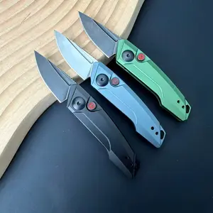 7350 Outdoor Practical Folding Knife, Aluminum Alloy Handle, 154 High Hardness Blade, Outdoor Camping, Driving, Fishing EDC Tool, Best Gift