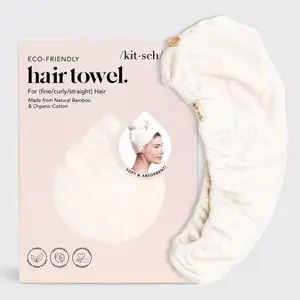 Eco-Friendly Hair Towel- Ivory Eco-Friendly Hair Towel- Ivory