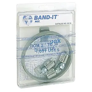 212 MAIN Band-It 080-M21899 23218 Heavy Duty Hardware Clamp-Pak, Carded for Sports & Outdoor Scooters Equipment