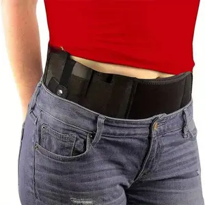 Outdoor Tactical Concealed Gun Holster Waterproof Concealed Carry Waist Holster Black Universal Gun Rest Belt Pistol Clip Strap Holster: Elastic,  Adjustable - Unisex thigh holster dualWomen's carry gun holster Matte Finish Concealment Holster taurus g2c