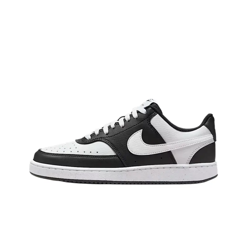 Nike Court Vision Low Next Nature Black White Women’s Daily Casual Fashion Footwear Sneakers Shoe Girl Trainer, Walking Shoes, Sports Shoes