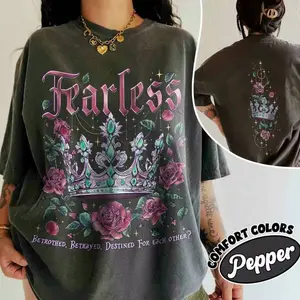 Powerless & Fearless Lauren Roberts Graphic Tee | Fantasy Bookish Universe Shirt | Y2K Streetwear Unisex Comfort Tshirt