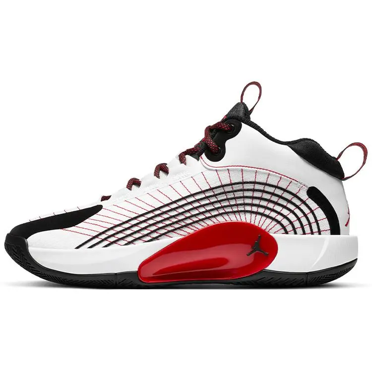 Jordan Jumpman 2021 PF University Red Cushioned Mid Top Basketball Shoes Men's CQ4229-100