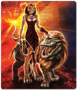 Sekhmet Two Player Mat