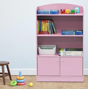 Furinno Lova Bookshelf with Storage Cabinet