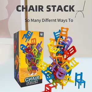 Montessori Toys for Boys & Girls Ages 1-4, Pre-School Learning Activities, Stackable Chair Educational Toy, Stem Sensory Gift for Kids