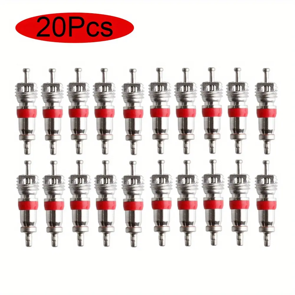 20Pcs/Set Car Tire Valve Core Replacement Parts - Universal Inflating Accessories for Car, Truck, Motorcycle, Bicycle & ATV