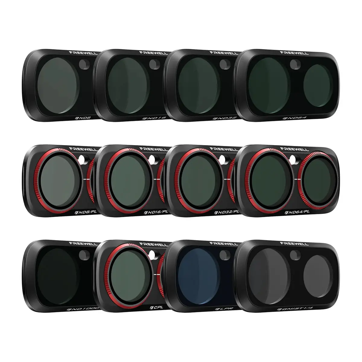 Freewell Mega Magnetic Filter Kit - 12-Pack, Gimbal Accessories, Starry Accessories for Insta360 Luna Ultra Action Camera