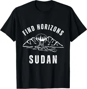 Find Horizons Travel Sudan Vacation Outdoors T-Shirt