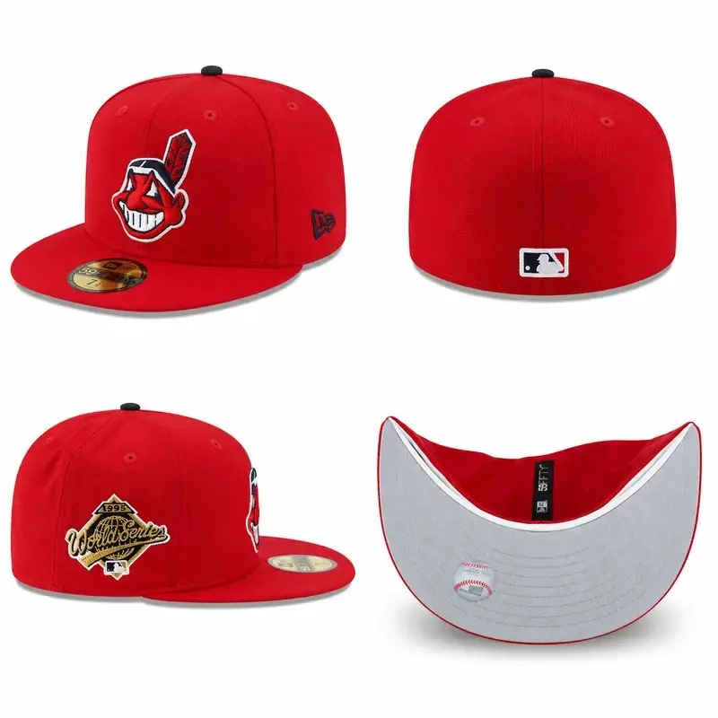 New Cleveland Indians York Yankees MLB Collector's Baseball Cap 59FIFTY 9FORTY Premium Adjustable Snapback Fitted Sports Fashion Hat