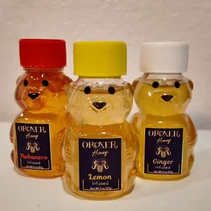 Gift Pack Lemon, Habanero, Ginger Infused Honey 2oz