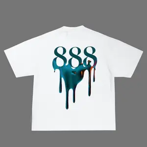 ILIMITADO UNLIMITE8 DESIGN T-Shirt White & Black - UNISEX Top Menswear Crewneck Streetwear Polyester Cotton Soft Casual Tshirt Tropical Round Neck Shortsleeve