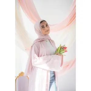 Dania Satin Abaya | Rose