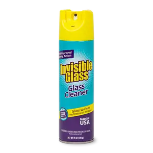 Invisible Glass Glass Cleaner Aerosol - Streak-Free, Foaming Action, Tint-Safe, Ammonia-Free, 19 oz Made in USA