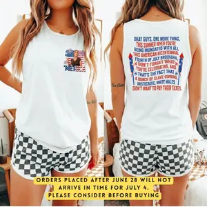 Dazed And Confused Ginny Stroud Quote Funny 4th Of July 2Sides Tanktop, Patriotic Meme Shirt, Independence Day Merch, Gift For Him