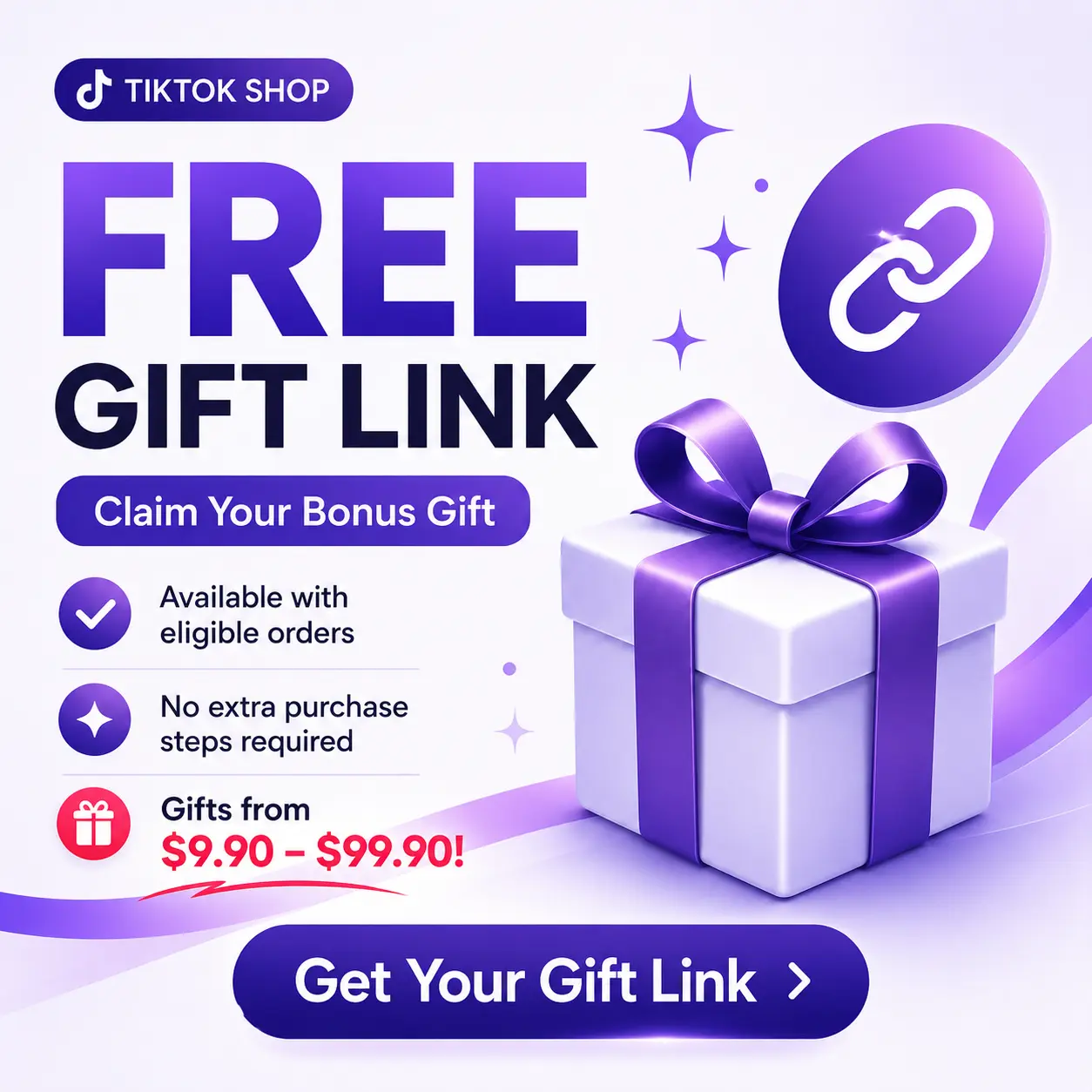 TikTok Shop Gift Link — Bonus Gift with Eligible Orders