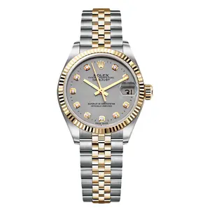 Rolex Datejust 31mm 68273 Two-Tone Steel & Yellow Gold Custom Grey Dial Fluted Bezel WHP041526