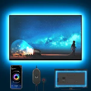 LED Lights for TV, 13.2ft TV LED Backlight for 32-65 Inch, RGB LED Strip Lights Behind TV, APP Remote Control Music Sync TV Led Lights for Bedroom