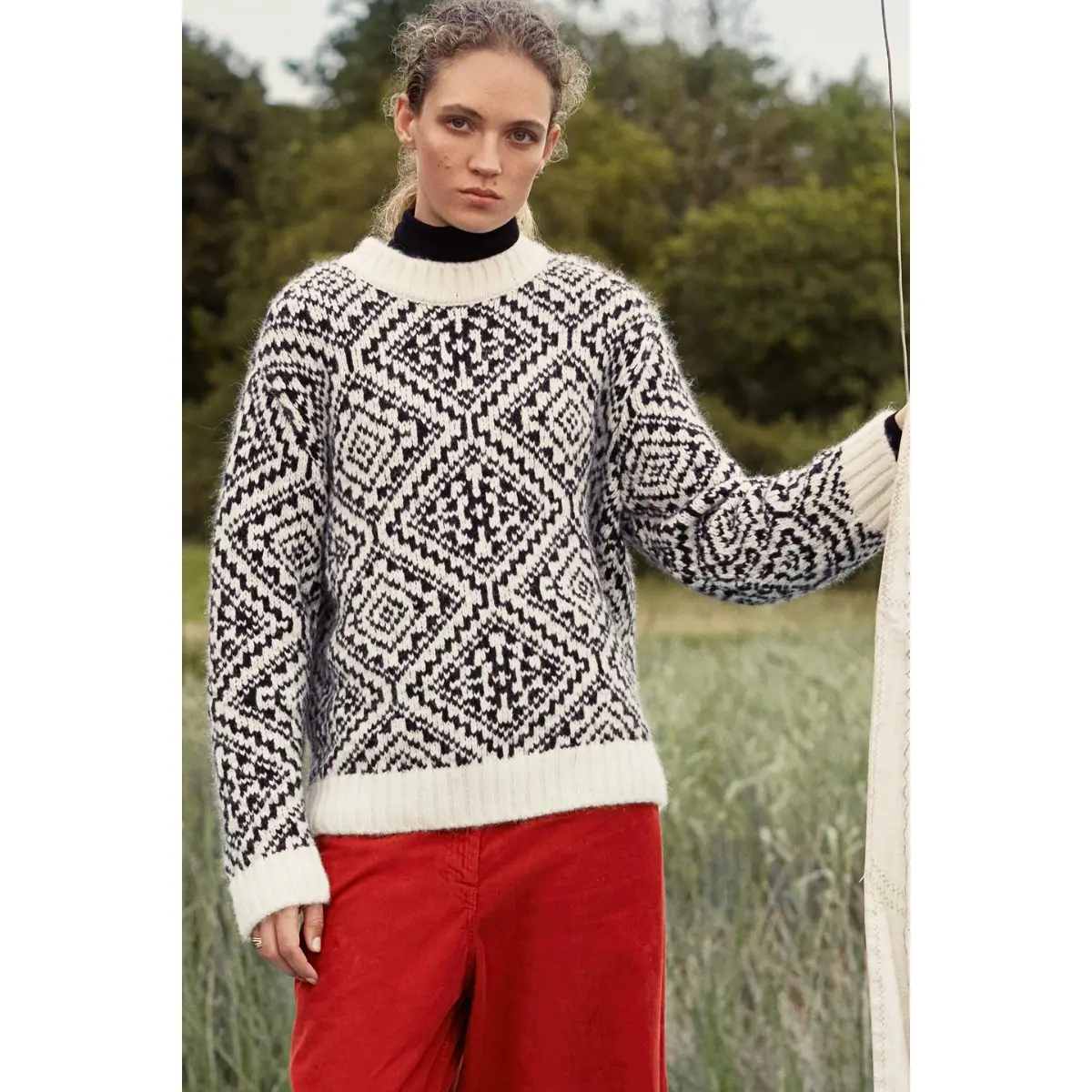 Alpaca Blend Nordic Crewneck