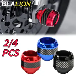 2/4Pcs Universal Motorcycle Wheel Protection Crash Pad Moto Crash Protect Alloy Motocross Falling Front Fork Slider Cups
