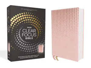 NASB, Clear Focus Bible, Leathersoft, Pink: Read more of the Bible with better focus (Clear Focus) by Zondervan [Leatherbound Book]