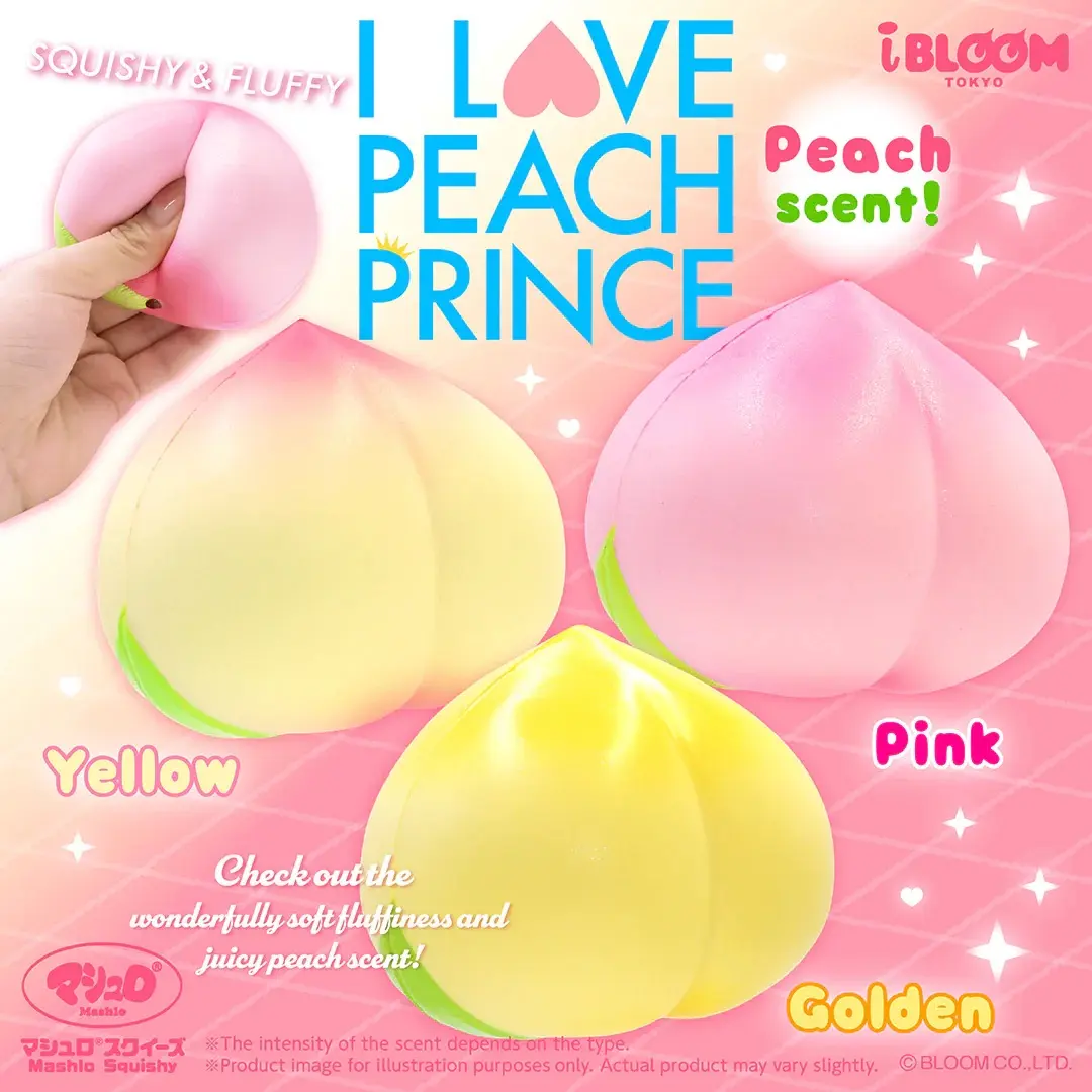 iBloom Squishy I Love Peach Prince Kawaii Soft Scented Slow Rising