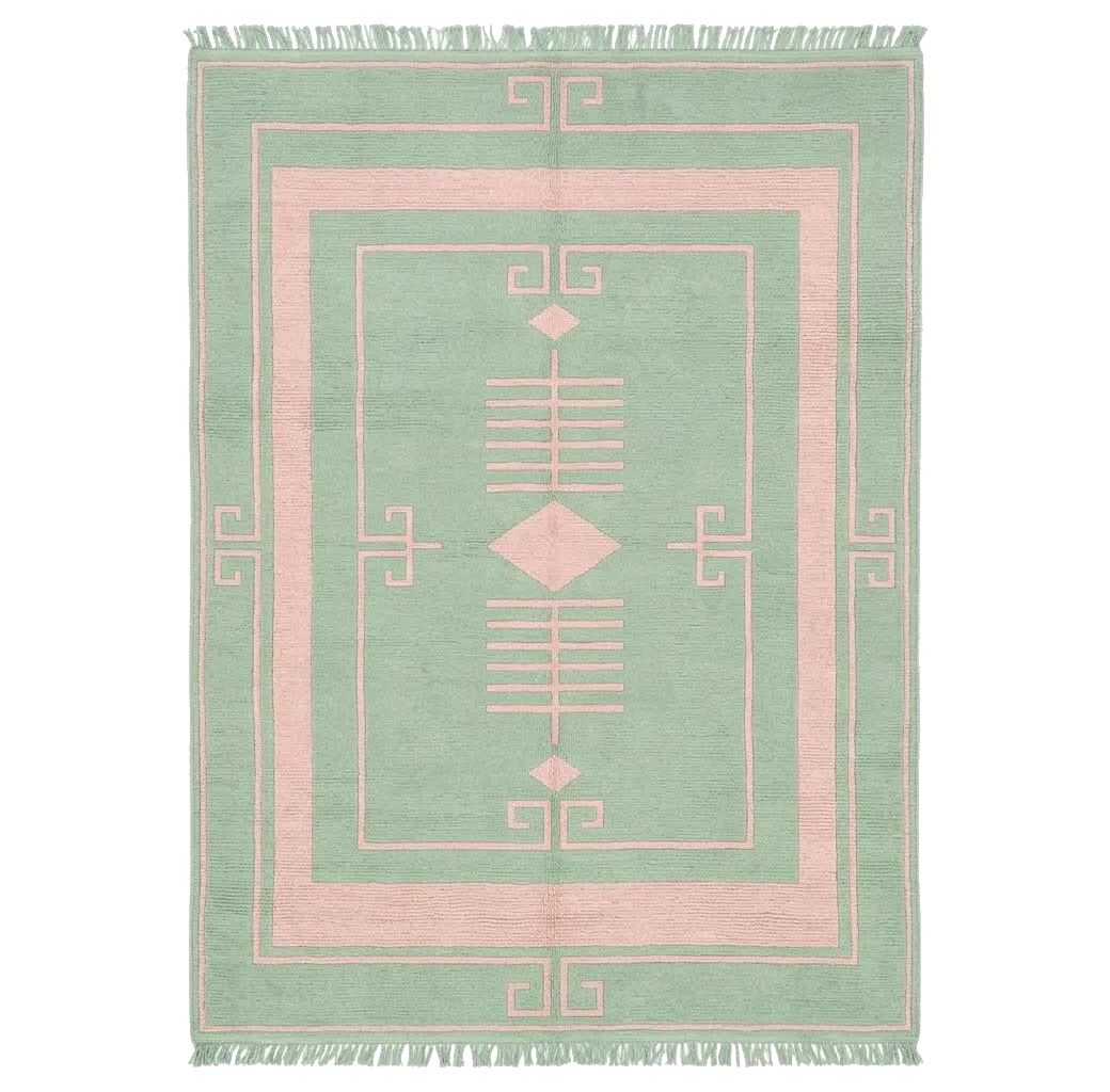 Sage Serenity Hand Knotted Rug
