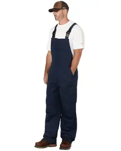 Hawx Men's Fr Insulated Solid Bib Overalls - Hxfrfa24p23-Nvy