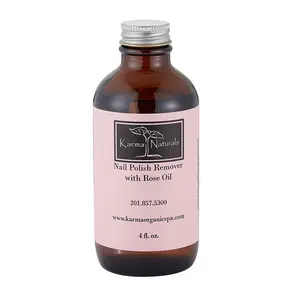 Karma Naturals Nail Polish Remover with Soybean and Rose Oil - 4 fl. Oz.