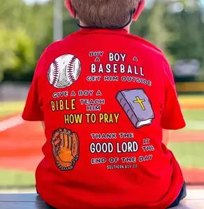 Youth and Adult Give a Boy a Bible T-shirt, Youth Casual Wear, Gift For Son And Daughter, Baseball Drip Tee, Baseball Lifestyle Youth Clothes, Baseball Stuff For Boys Girls, Game Day Clothing