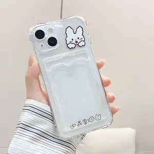 Card Photo Holder Protective Phone Case Accessories For Samsung A55 A54 5g A25 A56 A35 A15 A32 A52 A34 A53 Case S25 S23 S24 Ultra FE Love Heart Cover