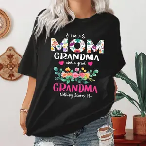 Humorous Womens I Am A Mom Grandma Great Grandma Tshirt, Mothers Day Family Gatherings Sweatshirt, Gift For Grandmothers And Moms Hoodie, Unisex Sweater Pullover Tee