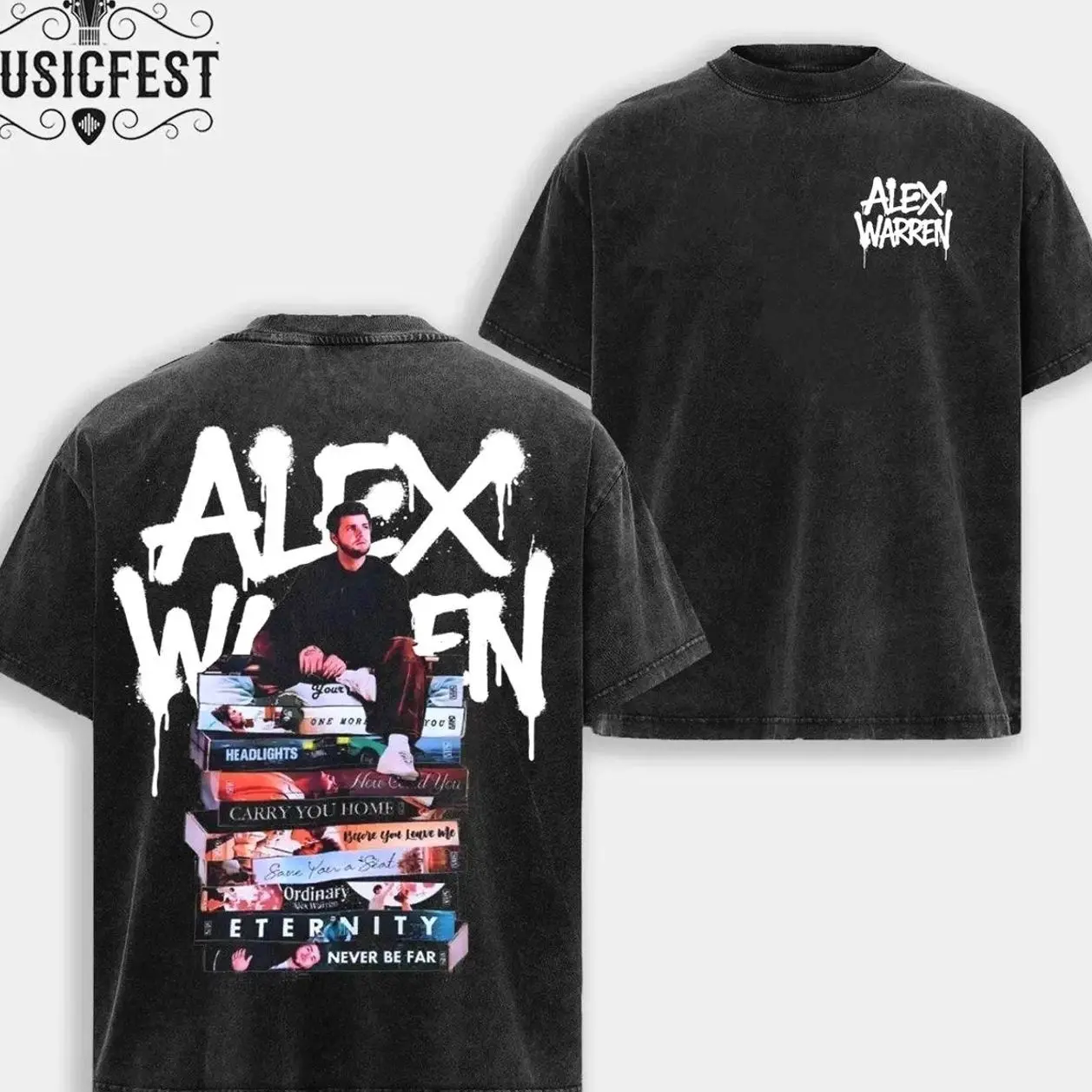Alex Warren Finding Family On The Road Tour 2026 Graphic T-Shirt, Heavyweight Cotton Vintage Tee, Music Fan Streetwear Shirt, Retro Tour Merch Style Tee, Gift For Alex Warren Fans 0RJ VTE