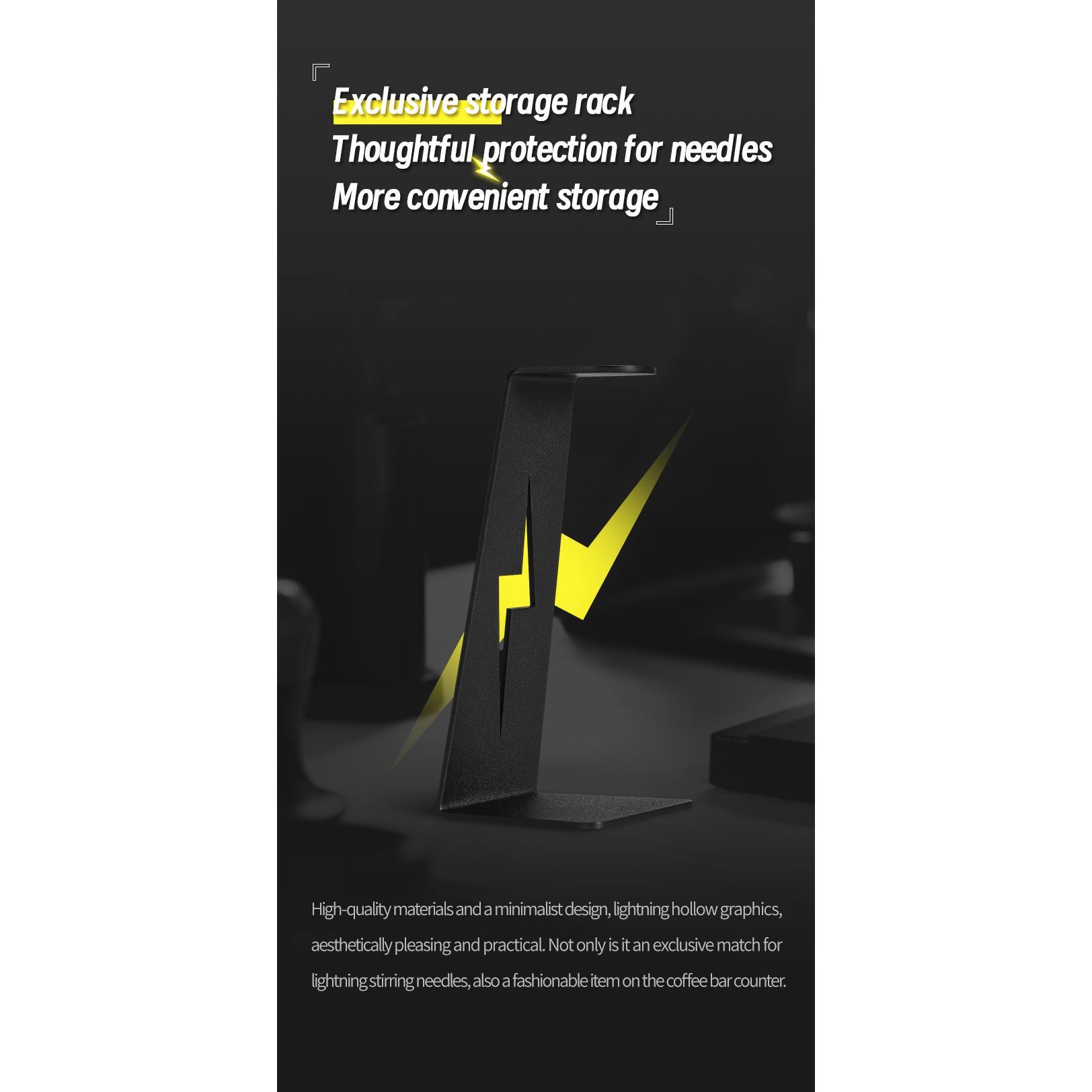 MHW-3BOMBER Espresso Distribution Tool Coffee WDT Adjustable Needles Stirrer with Magnetic Rack Professional Barista Accessories