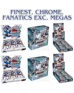 BREAK 1236: (2) 2025 Topps Finest Hobby, (2) Topps Chrome Hobby & (2) Fanatics Exclusive Chrome Mega Box Pick Your Team Break PYT