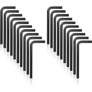 Hex key Wrench,4mm L Shaped Hexagon  Repairing Wrench for Automobile, Mold,  Appliance Repair(20pcs)