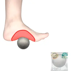 Plantar Fasciitis Relief Massage Ball – Lacrosse Ball, Foot Massage Roller & Myofascial Release Ball for Foot Pain, Trigger Point Therapy, Hard Ball for Deep Tissue & Fascia Massage