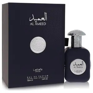 Lattafa Pride Al Ameed Men's EDP Cologne - Aromatic Spicy Scent with Pepper, Mandarin Orange, Clary Sage - 3.3-3.4 oz Boxed Men's Fragrance, New
