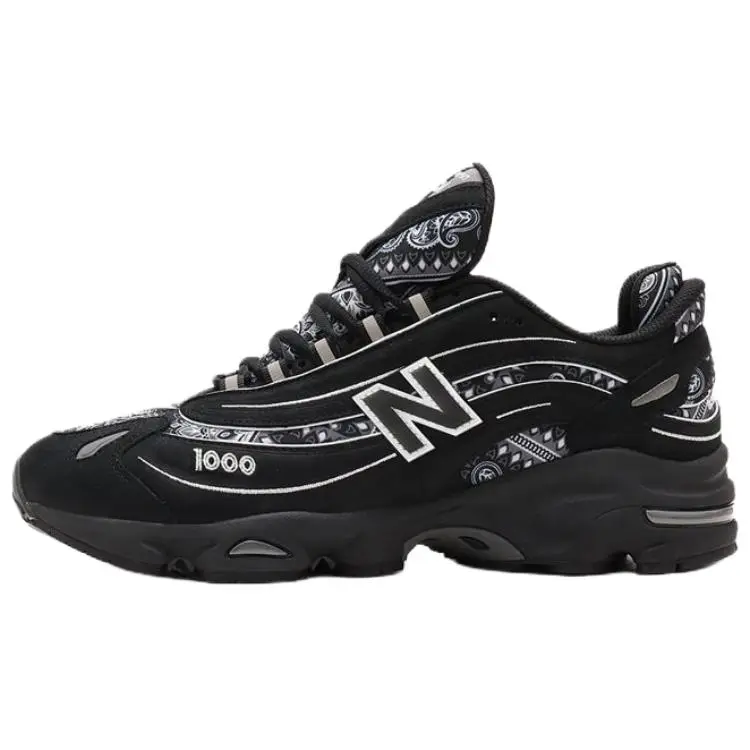New Balance 1000 Atmos B Dhn Versatile Comfort Low Top Sneakers Men's Black White M1000AP