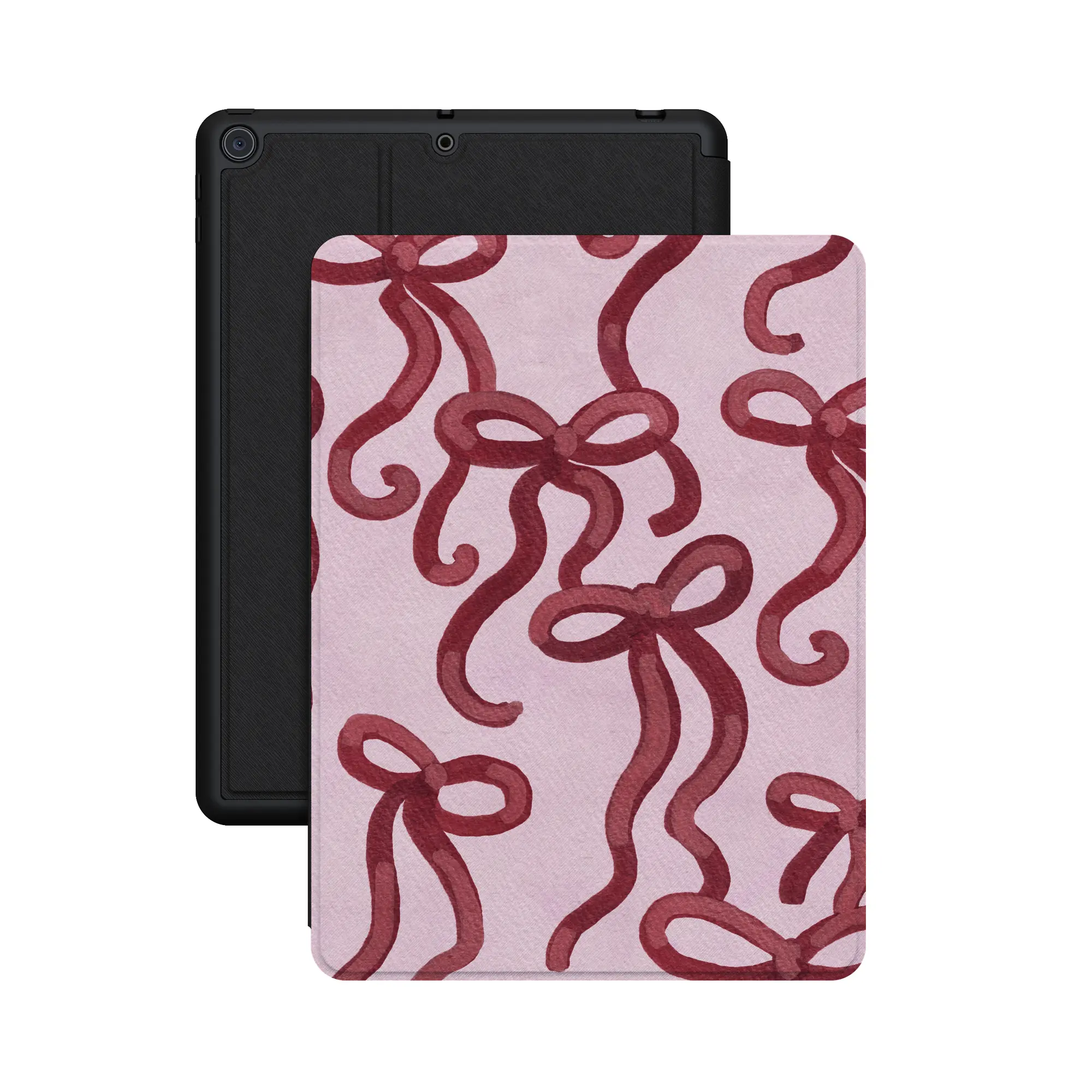 Casely iPad Case | Love Me Knot | Mauve Bow